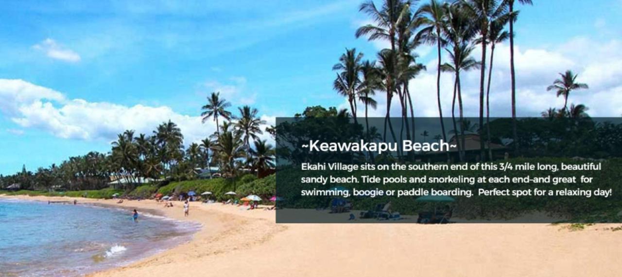 9B Ekahi Village-One Bedroom/Bath, Garden View - 1 Minute Stroll To Beach! Wailea  Exterior foto